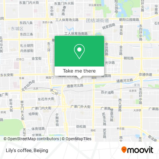 Lily's coffee map