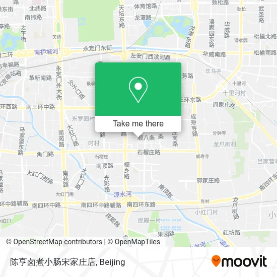 陈亨卤煮小肠宋家庄店 map