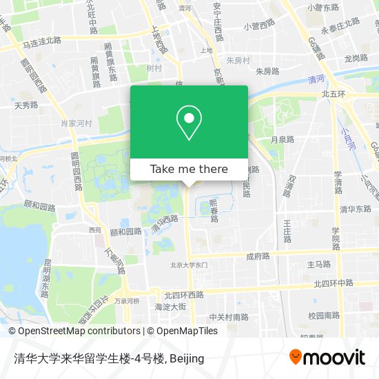 清华大学来华留学生楼-4号楼 map