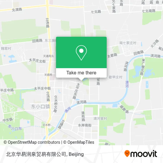 北京华易润泉贸易有限公司 map