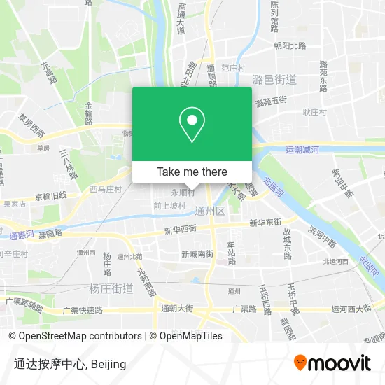 通达按摩中心 map