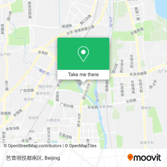 芭蕾雨悦都南区 map