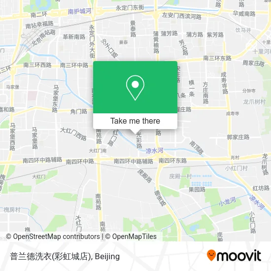 普兰德洗衣(彩虹城店) map