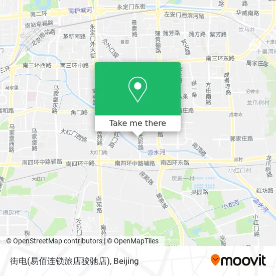 街电(易佰连锁旅店骏驰店) map