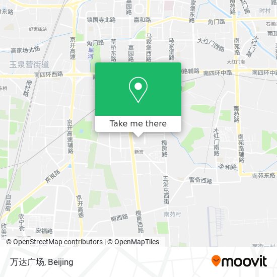 万达广场 map