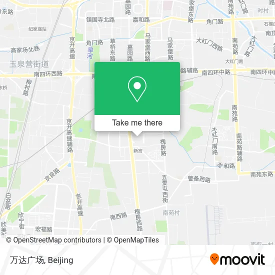 万达广场 map