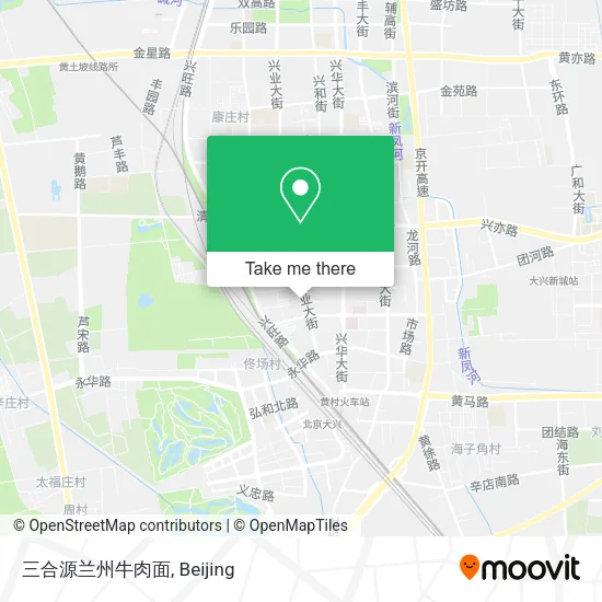 三合源兰州牛肉面 map