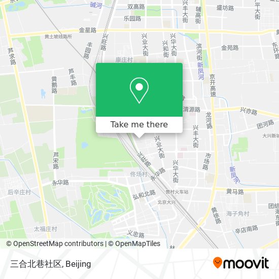 三合北巷社区 map