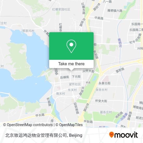 北京致远鸿达物业管理有限公司 map