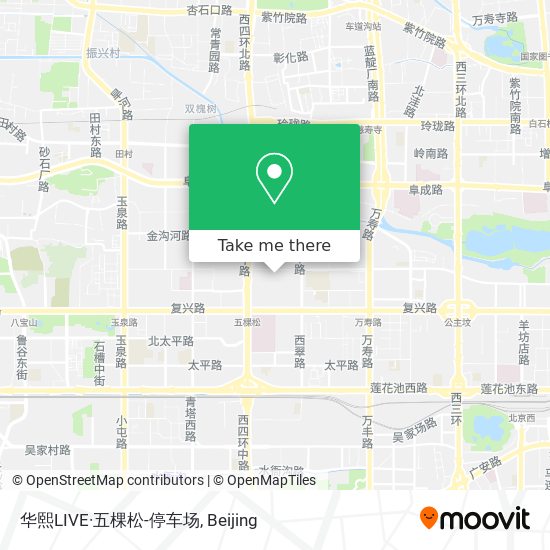 华熙LIVE·五棵松-停车场 map