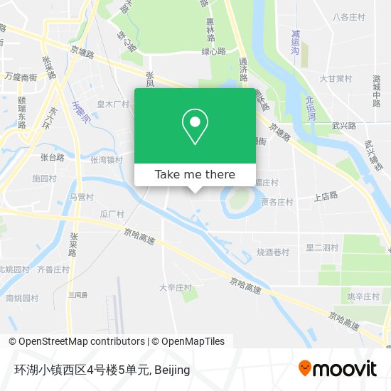环湖小镇西区4号楼5单元 map