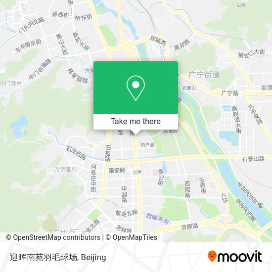 迎晖南苑羽毛球场 map