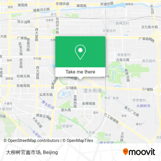 大柳树官鑫市场 map