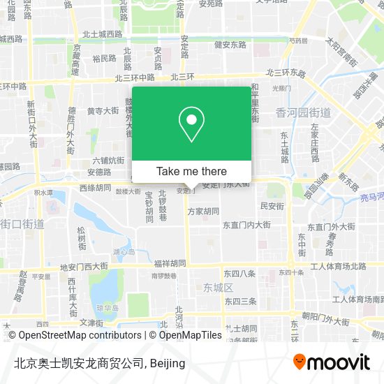 北京奥士凯安龙商贸公司 map