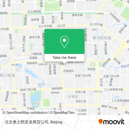 北京奥士凯安龙商贸公司 map