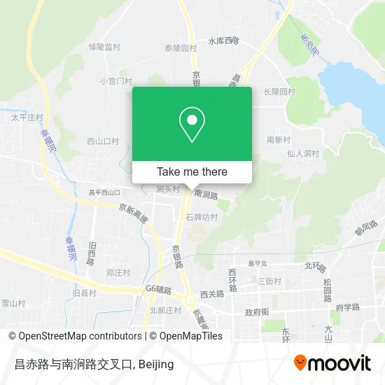 昌赤路与南涧路交叉口 map
