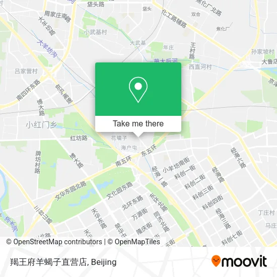 羯王府羊蝎子直营店 map