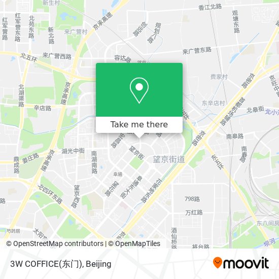 3W COFFICE(东门) map