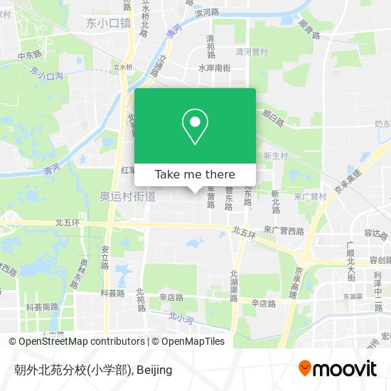 朝外北苑分校(小学部) map