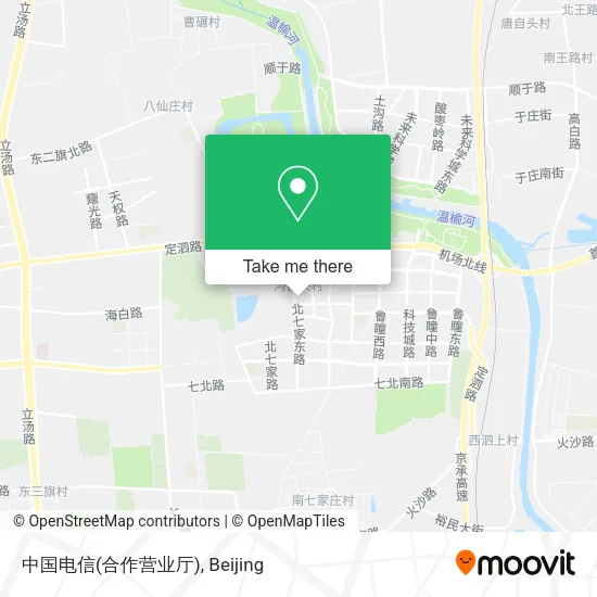 中国电信(合作营业厅) map