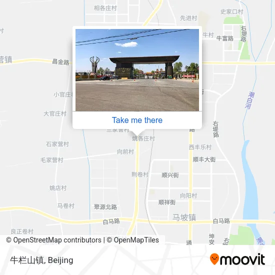 牛栏山镇 map