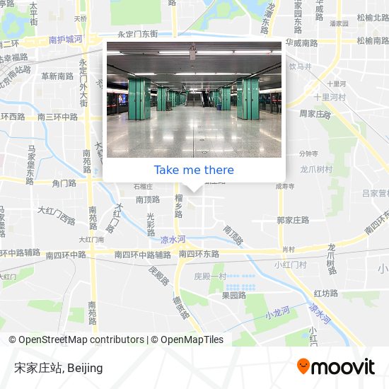 宋家庄站 map