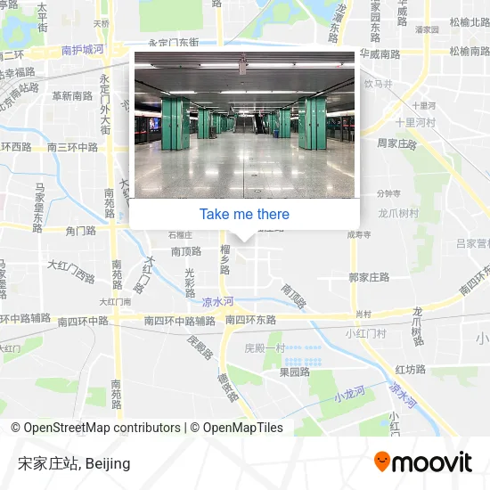 宋家庄站 map