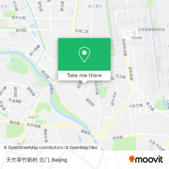 天竺翠竹新村-北门 map