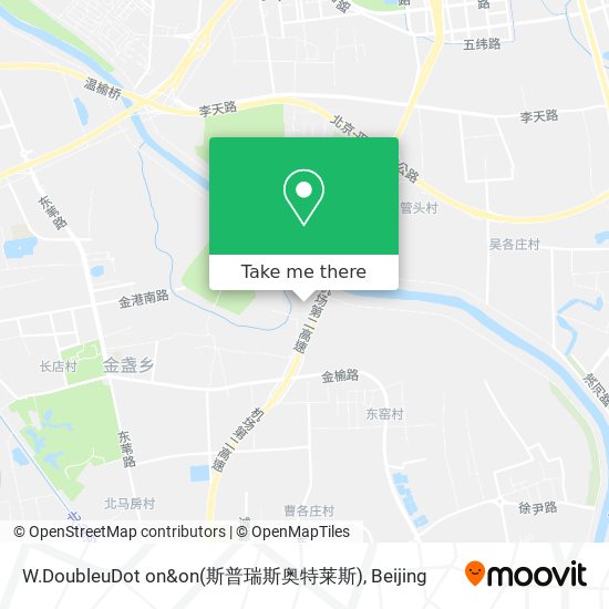 W.DoubleuDot on&on(斯普瑞斯奥特莱斯) map