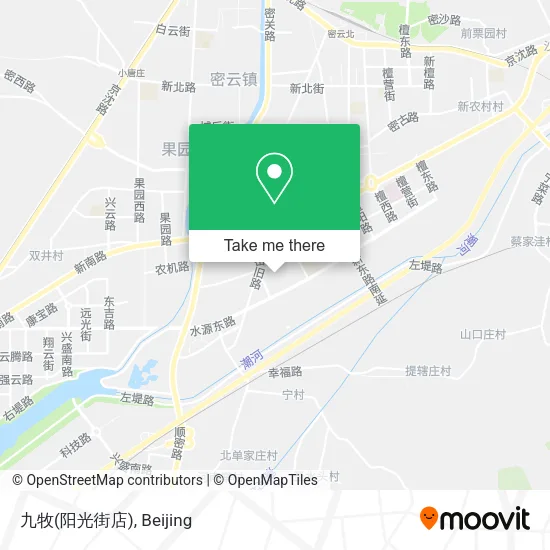 九牧(阳光街店) map