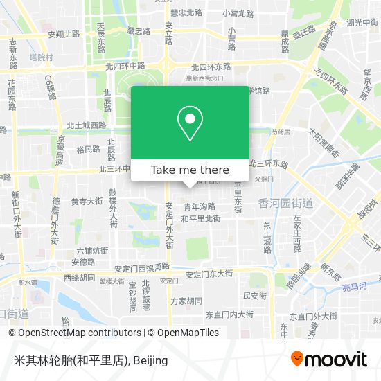米其林轮胎(和平里店) map