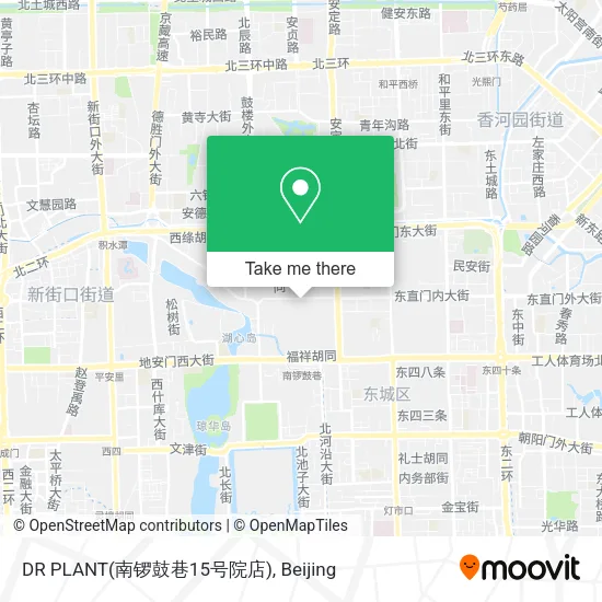 DR PLANT(南锣鼓巷15号院店) map