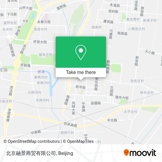 北京融景商贸有限公司 map
