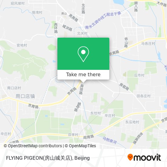 FLYING PIGEON(房山城关店) map