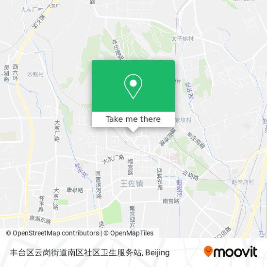 丰台区云岗街道南区社区卫生服务站 map