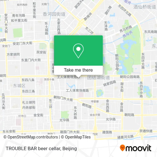TROUBLE BAR  beer cellar map