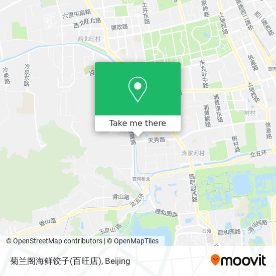 菊兰阁海鲜饺子(百旺店) map