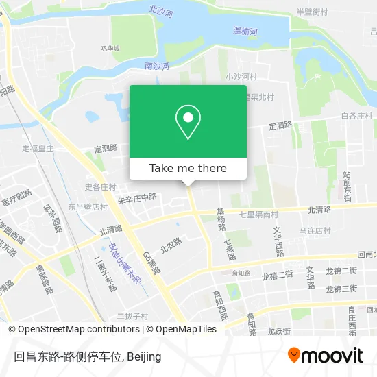 回昌东路-路侧停车位 map