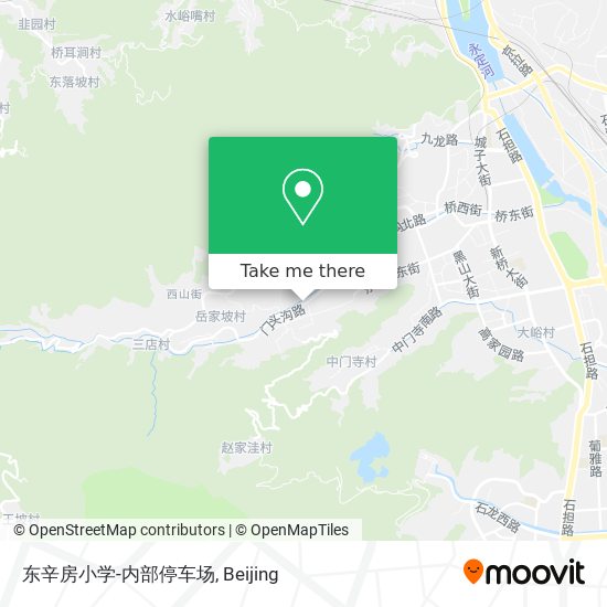东辛房小学-内部停车场 map