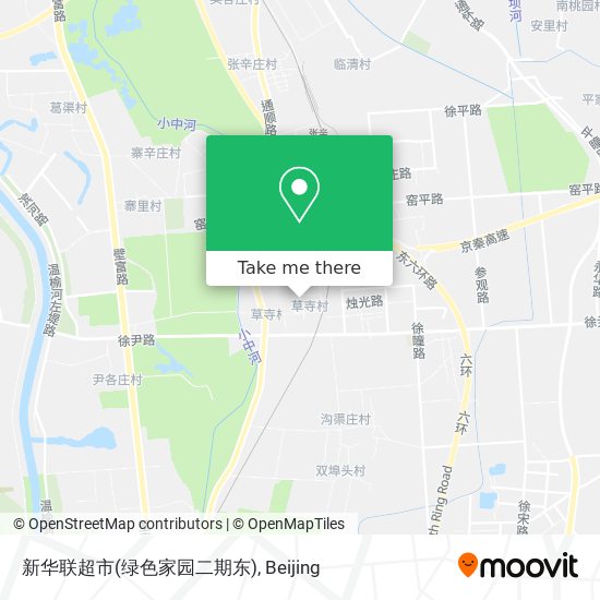 新华联超市(绿色家园二期东) map