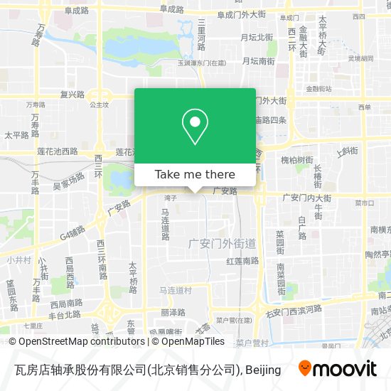 瓦房店轴承股份有限公司(北京销售分公司) map