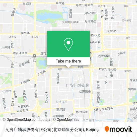瓦房店轴承股份有限公司(北京销售分公司) map