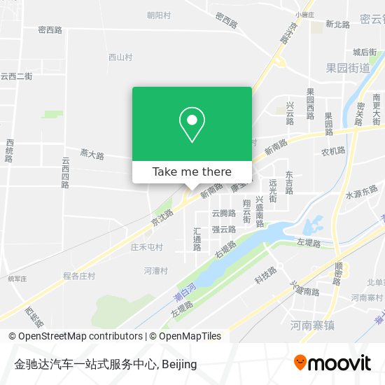 金驰达汽车一站式服务中心 map