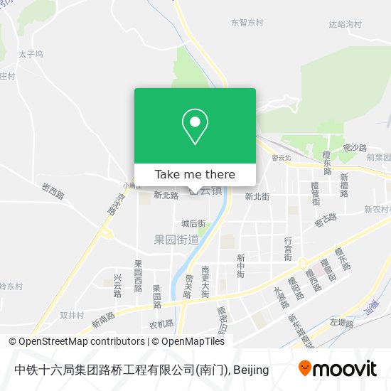中铁十六局集团路桥工程有限公司(南门) map