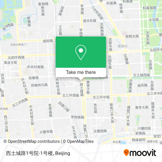 西土城路1号院-1号楼 map