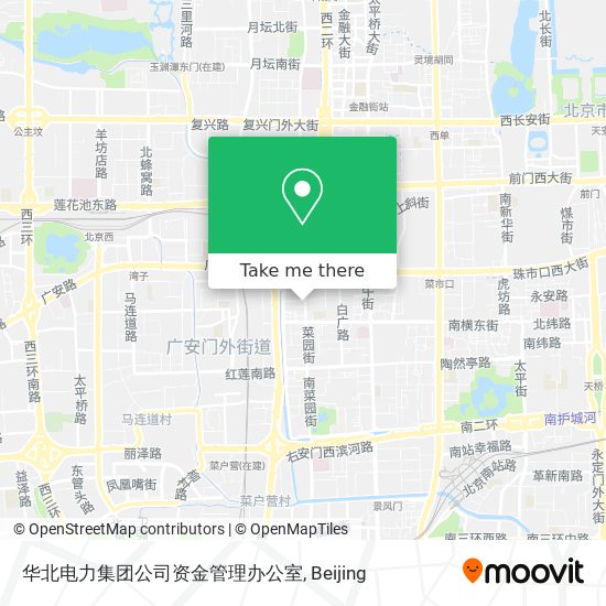 华北电力集团公司资金管理办公室 map