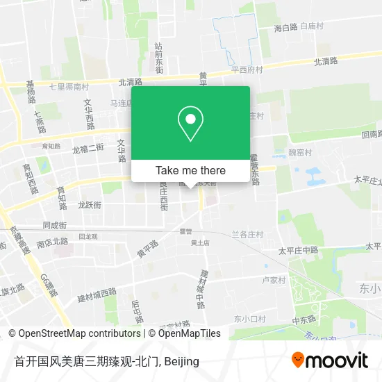 首开国风美唐三期臻观-北门 map