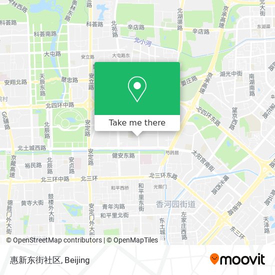 惠新东街社区 map