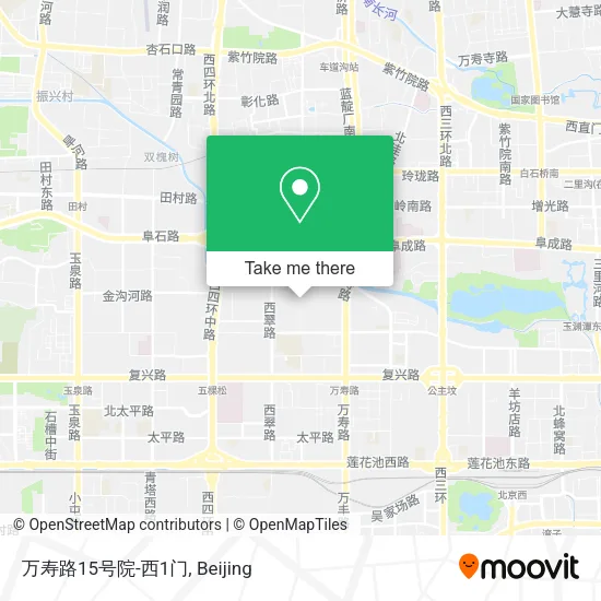 万寿路15号院-西1门 map