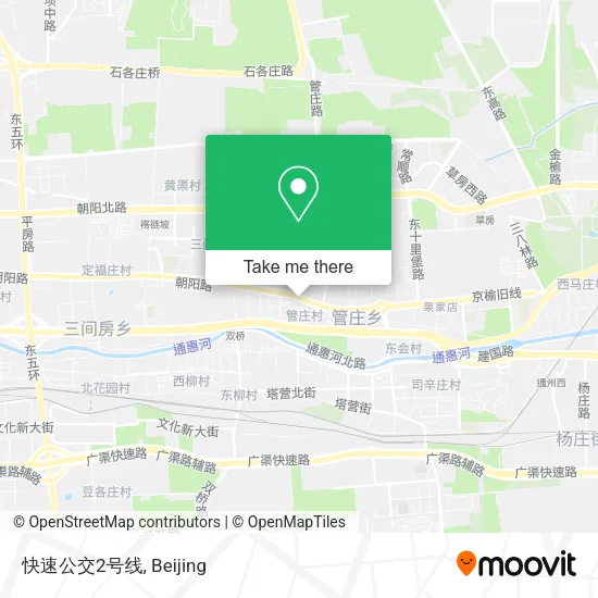 快速公交2号线 map
